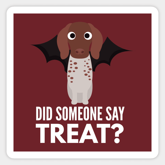 English Pointer Halloween Trick or Treat Sticker by DoggyStyles